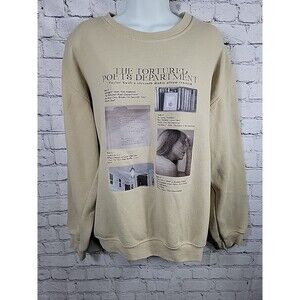 Taylor Swift The Tortured Poets Department Sweatshirt Size XL